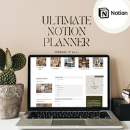 ( notion template ) Ultimate notion planner , ultimate student planner ,Life Planner All in One Temp