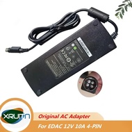 Genuine for EDAC 12V 10A 120W EA11011H-120 AC Adapter P/N 888-500-029 Power Supply for Synology DS91