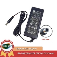 Genuine JINHUASHENG 12V 3A RS-300/120-S336 RS-300/120-S325 RS-03/12-S335 AC Adapter Charger Power Su