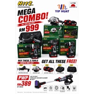 🔥 HITZ 20V MEGA COMBO | Drill + Impact Wrench …