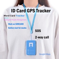 G10 ID Card Kid GPS Tracker for Kids Student Elderly SOS Calling Real Time Tracking 365GPS Life Time