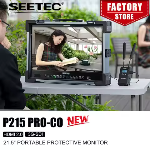 SEETEC 21.5 inch Broadcast Monitor P215 PRO-CO 1000nit High Bright 3G SDI 4K HDMI Full HD 1920x1080 