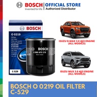Bosch Oil Filter C-529 for Isuzu MUX and Isuzu DMAX 3.0 4JJ3 engine