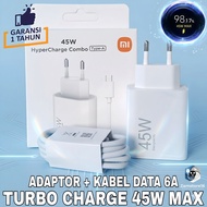[ORIGINAL 45W] CHARGER + DATA CABLE FOR (CAN BE FOR) XIAOMI TURBO 45W MAX CHARGE USB TYPE C CHARGER 