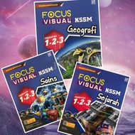 BUKU RUJUKAN : Focus Visual KSSM Tingkatan 1. 2. 3  (BUKU RUJUKAN BERWARNA)