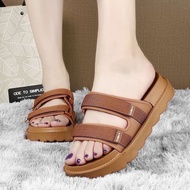 Brazilian KT double strap velco womens korean fashion sandals