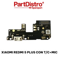 FLEXIBLE BOARD CONNECTOR CHARGER REDMI 5+ PCB/ CHARGER CONNECTOR REDMI 5 PLUS - PLUS IC MEETOO