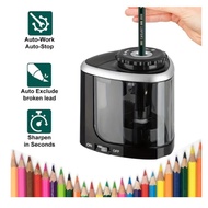 {SG Stock} Electric Pencil Sharpener Desktop Automatic Suitable To Pencils (6-8mm) For Students Scho