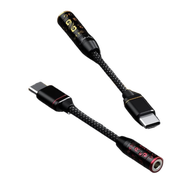 Fiio - [2色可選] JIEZI B芥子 Type-C轉4.4mm 解碼+耳機功率放大器 金色│支持APP、支援Switch/PS5