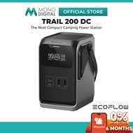 EcoFlow TRAIL 200 DC Portable Power Station 192Wh 220W DC Output LFP Battery 140W USB-C Fast Chargin
