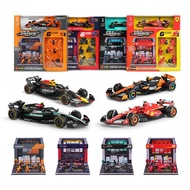 Bburago1:43RedBull RB20Mercedes-Benz McLaren F1Model Ferrari Pit Maintenance Area P Tire Changing Sc