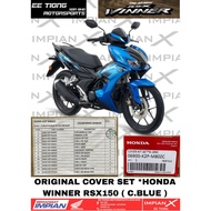 COVER SET ( CANDY BLUE ) *06900-K2P-M80ZC FOR HONDA WINNER RSX150 ORIGINAL BSH HONDA SPAREPARTS LAST