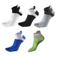 Toe Socks, 5 Pairs Men's Toe Socks for Running Cotton Five Finger Socks Athletic Walking