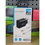 VIVAN Charger 1 set power C30C black 30W usb C to C
