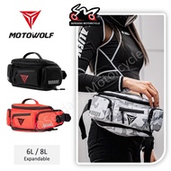 MOTOWOLF MDL0721B Water Resistant Waist Pouch Hip Bag Beg Pinggang Bahu Reflective Pouch Biker Rider