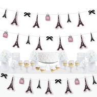 Big Dot of Happiness Paris, Ooh La La - Paris Themed Baby Shower or Birthday Party DIY Decorations -