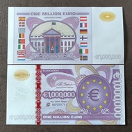 uang souvenir kertas bergambar 1.000.000 euro gedung 1jt one million 1000000