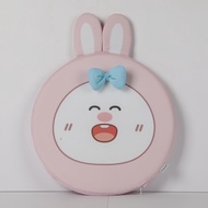 涼感記憶棉坐墊(圓形)-兔子-粉色 (35x3cm)