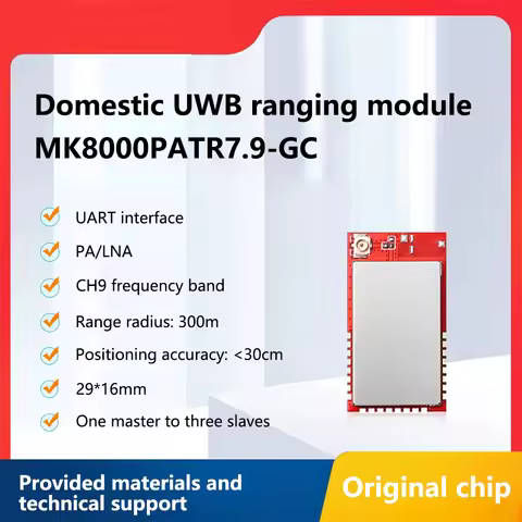MK8000PA+LNA High-power Omnidirectional 300M TOF Positioning Electronic Fence Elevator Floor Distanc