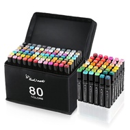 80 Colors Markers Pens, Art Pens for Drawing, Permanent Art Marker Pens for Kids & Adults,