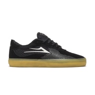 Lakai Essex Skate Shoes - Black/Glow Suede