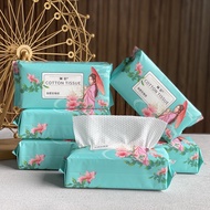 [SG Seller]100% Cotton Portable Facial cotton tissue Disposable face towel Large Towel Cotton Tissue