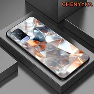 CHENYYKA Casing Hp Untuk VIVO V21 4G V21 5G V21s 5G V20 V19 V17 Pro V15 Pro S1 Pro Case Casing pola