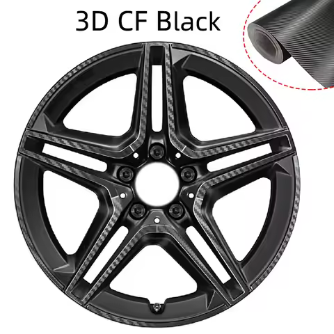 3D CARBON Wheel Stickers DIY Pre-cut Protective Film For Mercedes-Benz AMG Class A200 220 250 A35 B2