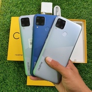 Handphone realme c15 4/64gb qualcomm edition second seken bekas