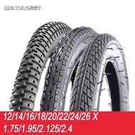 Bicycle Tyres 12/14/16/18/20/22/24/26 X 1.75/1.95/2.125/2.4 for Kids' Bike Bmx Bike Folding Bike Roa