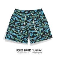 WhiteSand - Men Boardshorts กางเกงขาสั้นผู้ชาย ลาย Leaf Camo ชุดไปทะเล กางเกงว่ายน้ำ