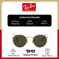 (24H Ship) Ray-Ban Round Metal Men's Sunglasses RB3447 001 Duty-Free shopping