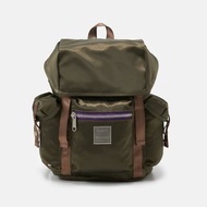 日本 Anello 軍綠色光面牛津布 SABRINA FLAPPY 背囊