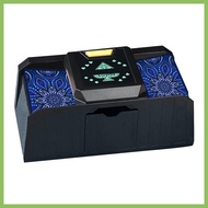 Deck Shuffler 2-Deck Battery-Operated Electric Poker Shuffler 2-Deck Automatic Shuffler Card Deck Sh
