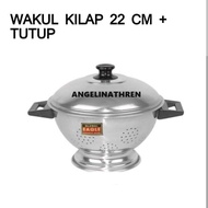 22cm Aluminum Rice Container with Lid - GLOBAL EAGLE 22cm Glossy Lid - 22cm Aluminum Rice Container 