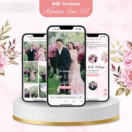 DIGITAL WEDDING INVITATION ONLINE WEBSITE KANGEN THEME ENV 02
