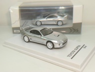 BBS 1: 64 Toyota Supra A80 Toyota Supra Silver Alloy Car Model