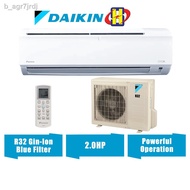 ✒△◊[Delivery By Seller Only Klang Valley] Daikin Air Conditioner (2.0HP) R32 Gin-Ion Blue Filter FTV-P Series Air-Cond F