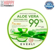 ORIGINAL EVERLY ALOE VERA 99% SOOTHING GEL 300G [EXP:9/25] MOISTURE ALOEVERA