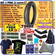 ⭐ [100% ORIGINAL] ⭐ TIMSUN Tayar TS692 Tubeless  7090-17 7080-17 8080-17 8090-17 9080-17 11070-17 12