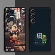 Meizu 21 Cute Cartoon Dragon Ball Goku Crayon Shin-Chan Phone Case Protective Casing