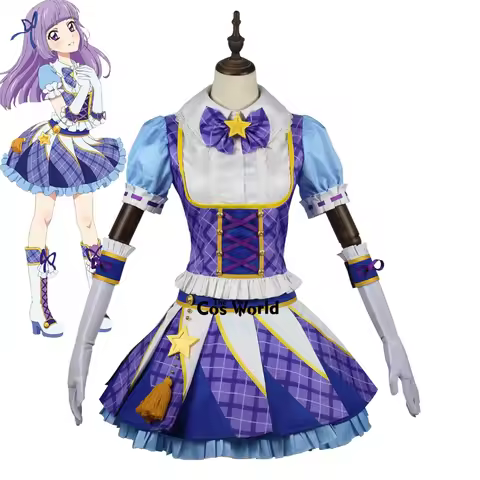 Aikatsu Hikami Sumire Dress Uniform Outfits Anime Customize Cosplay Costumes