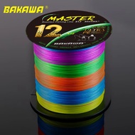 BAKAWA 12-Strands Braided Fishing line 300M X12 PE Equipment Accessories Durable