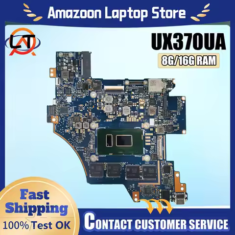 For ASUS ZenBook Flip Q325UAR Q325UA UX370 UX370U UX370UA Mainboard Laptop Motherboard CPU i3 i5 i7 