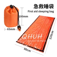 PE emergency blanket, thermal blanket, emergency sleeping bag, portable sleeping bag, outdoor campin