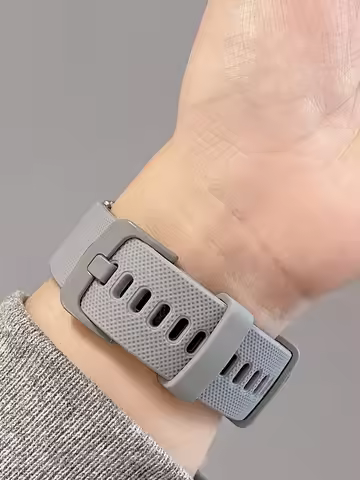 18mm/20mm/22mm Silicone straps For Amazfit GTS 4/3/2/2e/4 Mini/GTR 4/3/3 Pro/2/2e Sport Bracelet Ama