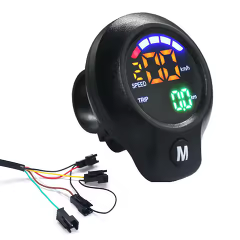 Electric Vehicle Digital Display Electric Scooter Speed Control Panel Bicycle Speed ​​Mileage Screen