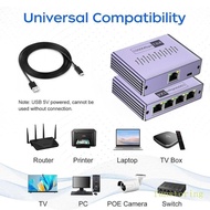 FUN 1000Mbps Networking Splitter RJ45 Ethernet Splitter 1 to 2 3 4 Gigabit LAN Internet Splitter for