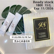 (Ready Stock) JS Golden SLYM 5 IN 1 Fiber detox (Hala) 排毒瘦身 1BOX-15 pack Exp 11/2026