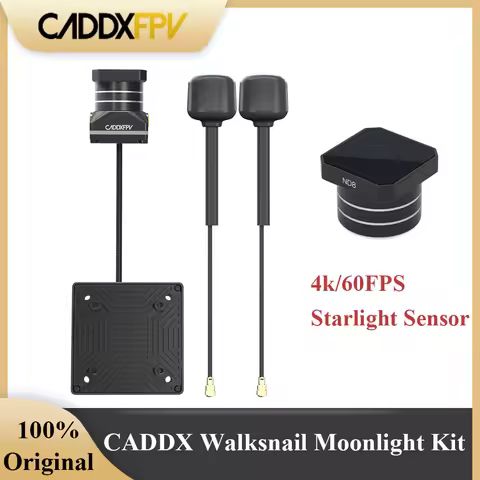 CADDX Walksnail Moonlight Kit Starlight Sensor Camera ND8 Filters 4k/60FPS SD Card Built-in EIS Gyro